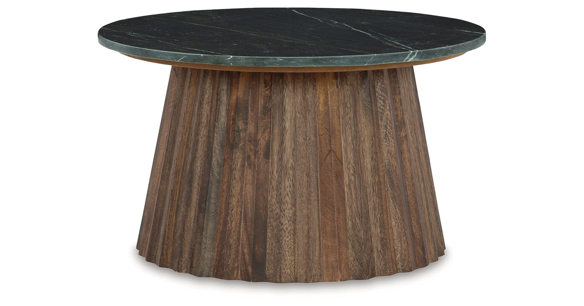 Ceilby Black/Brown Accent Cocktail Table