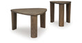 Reidport Grayish Brown Accent Cocktail Table Set of 2