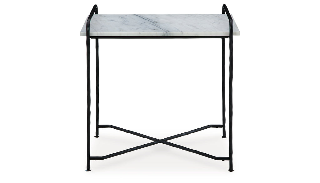 Ashber White/Black Accent Table