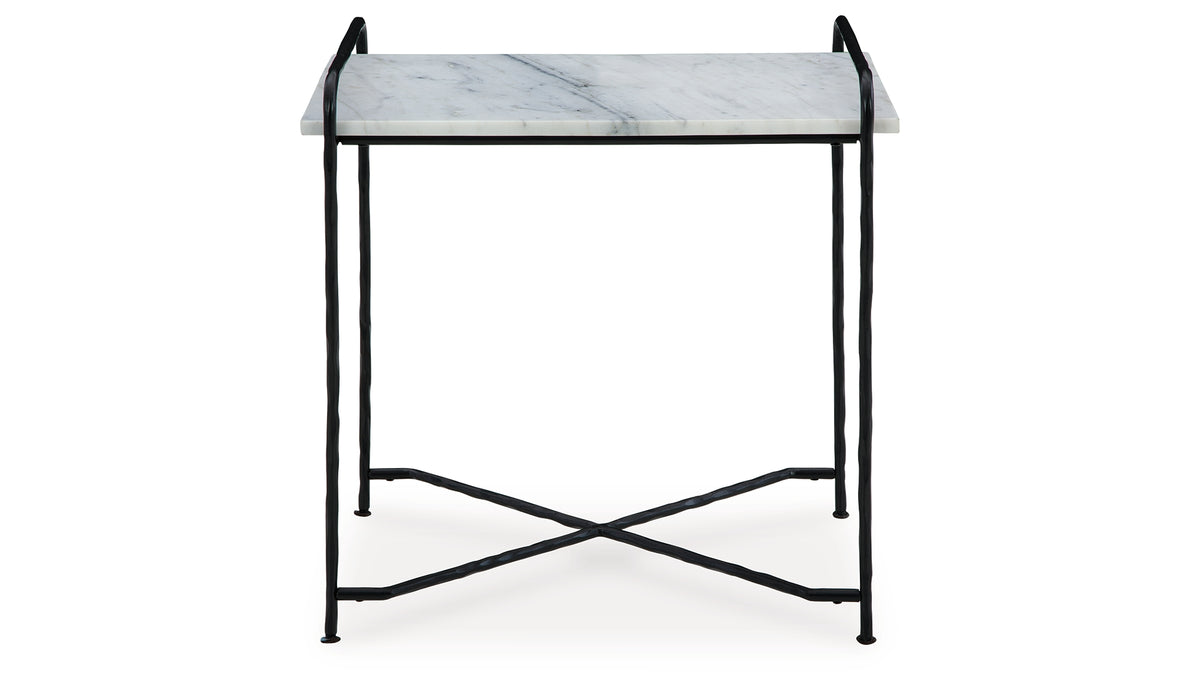 Ashber White/Black Accent Table