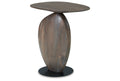Cormmet Brown/Black Accent Table
