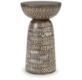 Hadcher Cream/Brown Accent Table