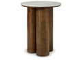 Henfield Beige/Brown Accent Table