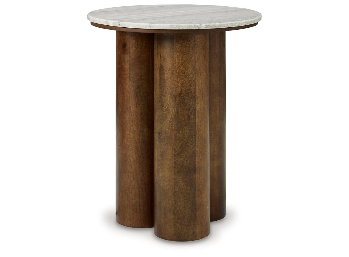 Henfield Beige/Brown Accent Table