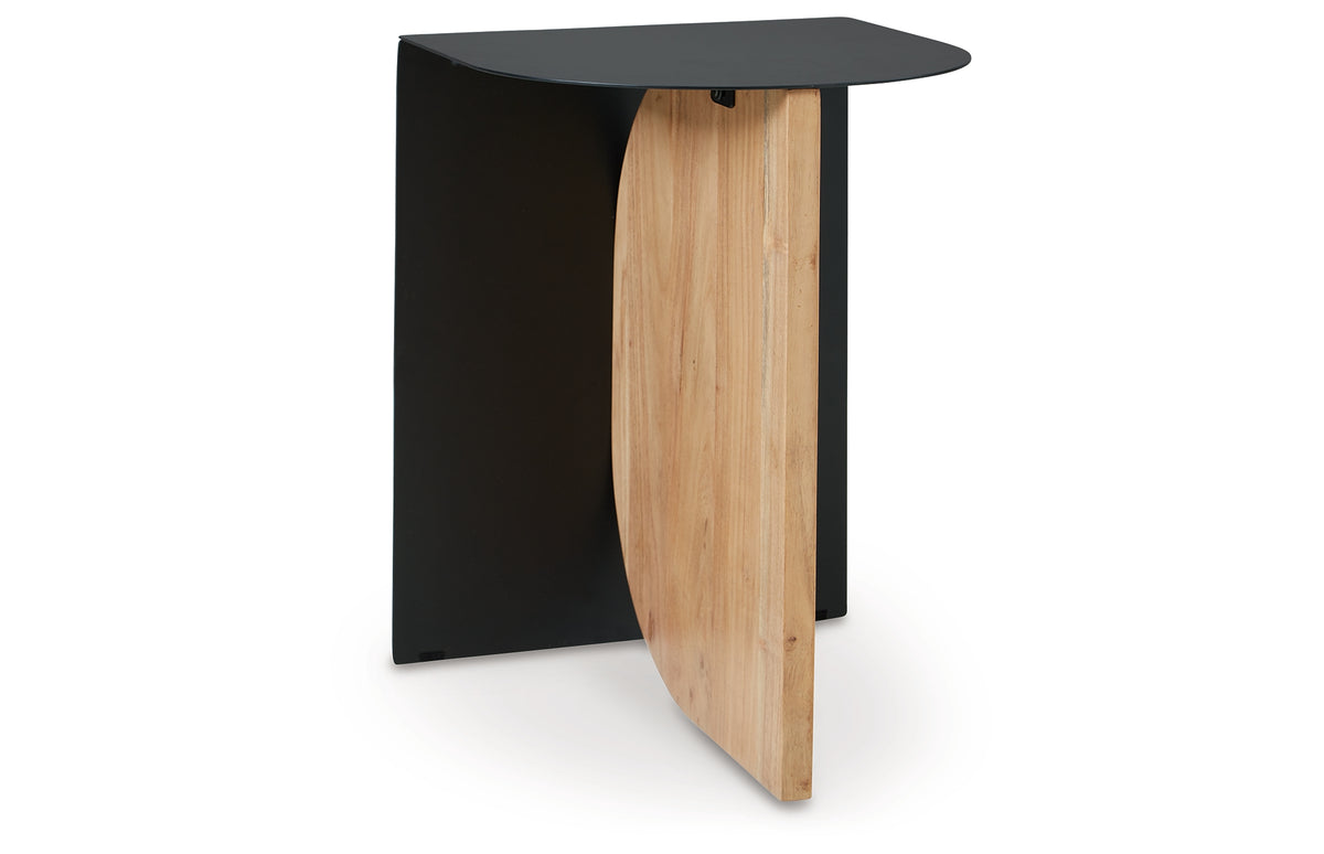 Ladgate Black/Natural Accent Table