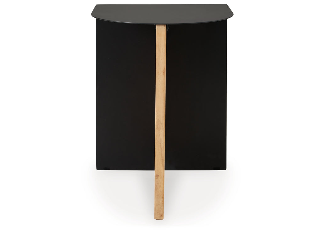 Ladgate Black/Natural Accent Table