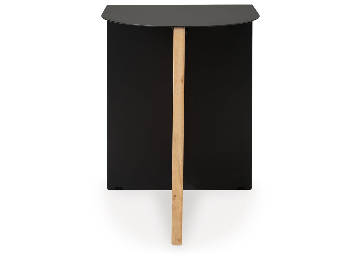 Ladgate Black/Natural Accent Table