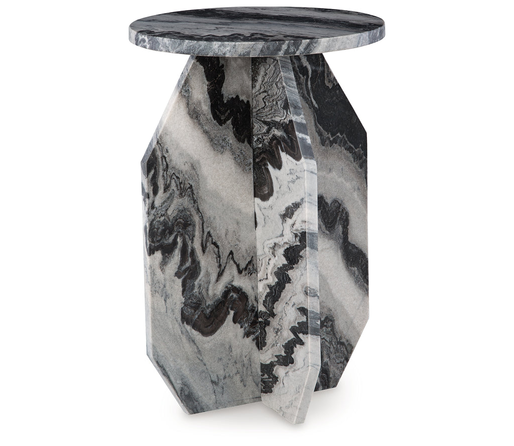 Wrenlane Black/White/Taupe Accent Table