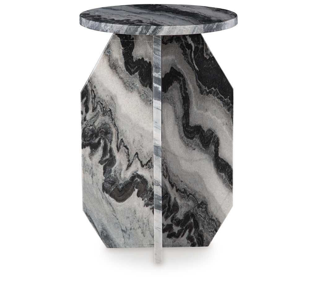 Wrenlane Black/White/Taupe Accent Table