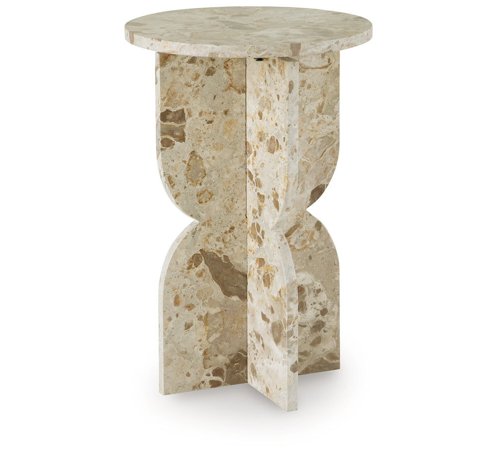 Treygan Beige Accent Table