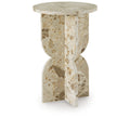 Treygan Beige Accent Table
