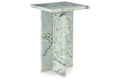 Deaconwell White/Green Accent Table