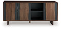 Welby Brown/Charcoal Accent Cabinet