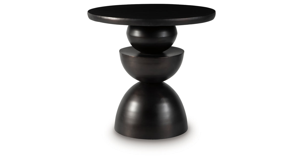Kurtson Bronze Finish Accent Table