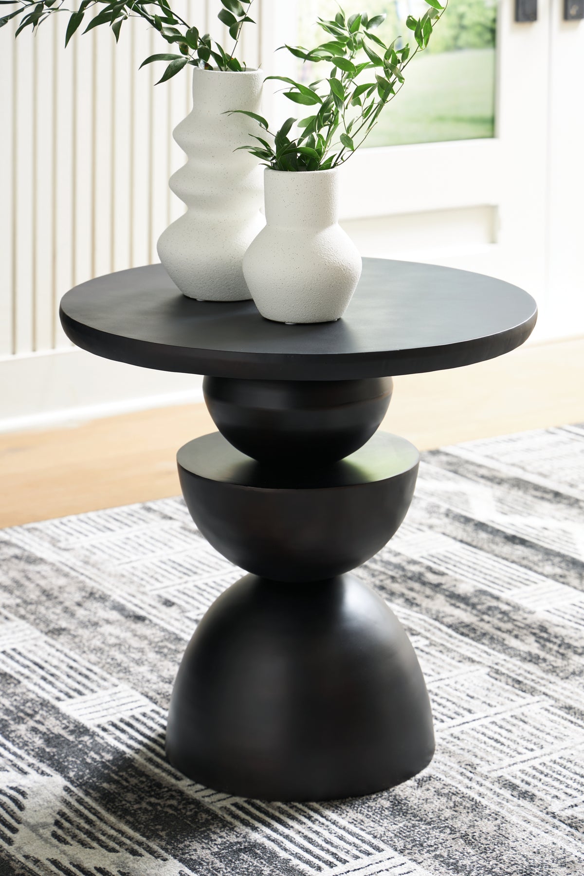 Kurtson Bronze Finish Accent Table