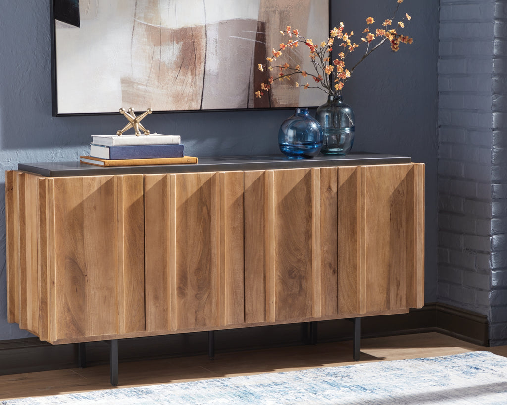 Quintavious Brown/Charcoal Accent Cabinet