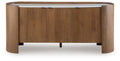 Fitzroy Brown/White Accent Cabinet