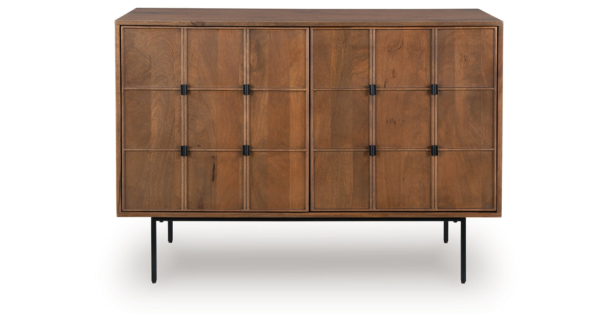 Juddins Brown Accent Cabinet