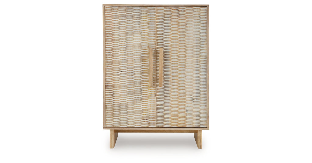 Dallinbury Natural/White Wash Accent Cabinet