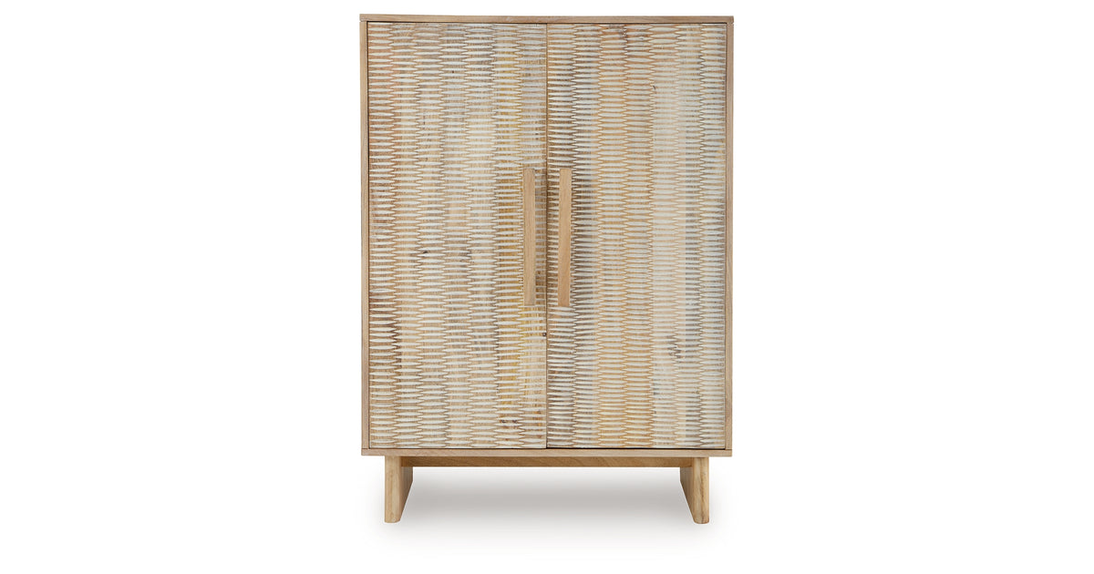 Dallinbury Natural/White Wash Accent Cabinet