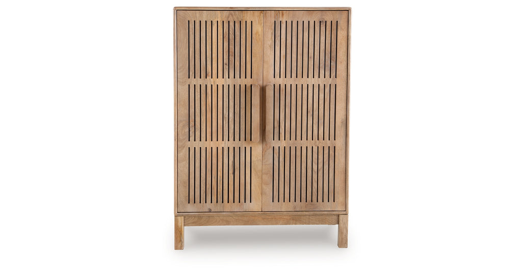 Pellamour Natural Brown Bar Cabinet