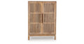 Pellamour Natural Brown Bar Cabinet