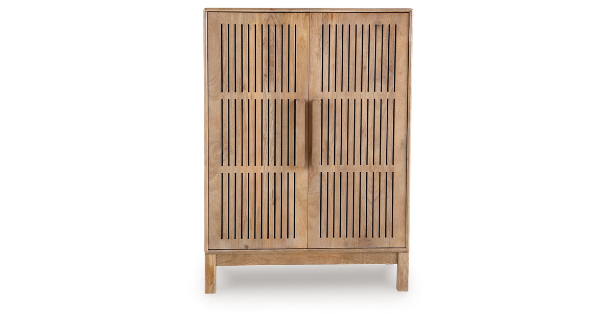 Pellamour Natural Brown Bar Cabinet