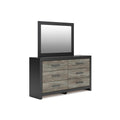 Broachmyn Black/Gray Six Drawer Dresser