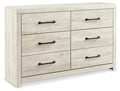Cambeck Whitewash 6-Drawer Dresser