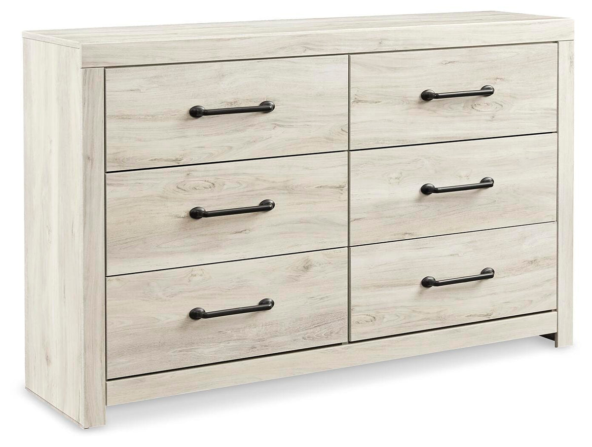 Cambeck Whitewash 6-Drawer Dresser