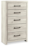 Cambeck Whitewash 5-Drawer Chest