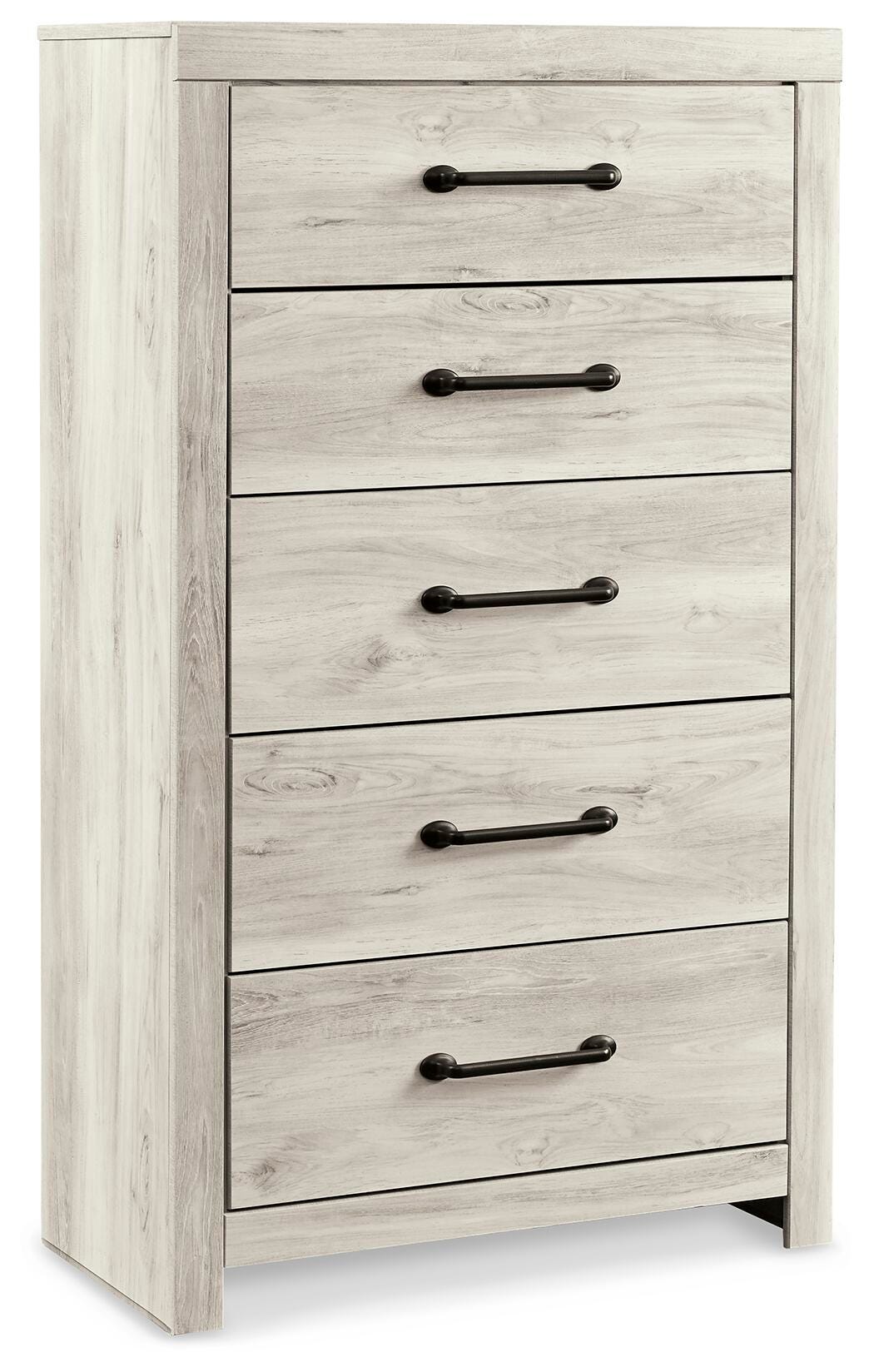 Cambeck Whitewash 5-Drawer Chest