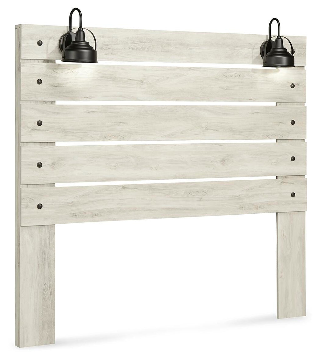 Cambeck Whitewash Panel Panel Bed - Queen