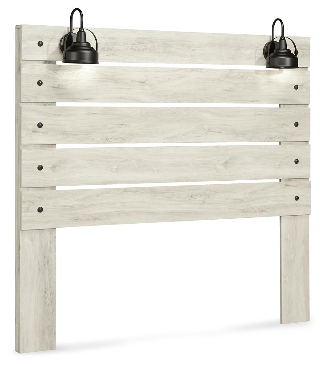 Cambeck Whitewash Panel Panel Bed - Queen