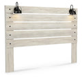 Cambeck Whitewash Panel Panel Bed - King