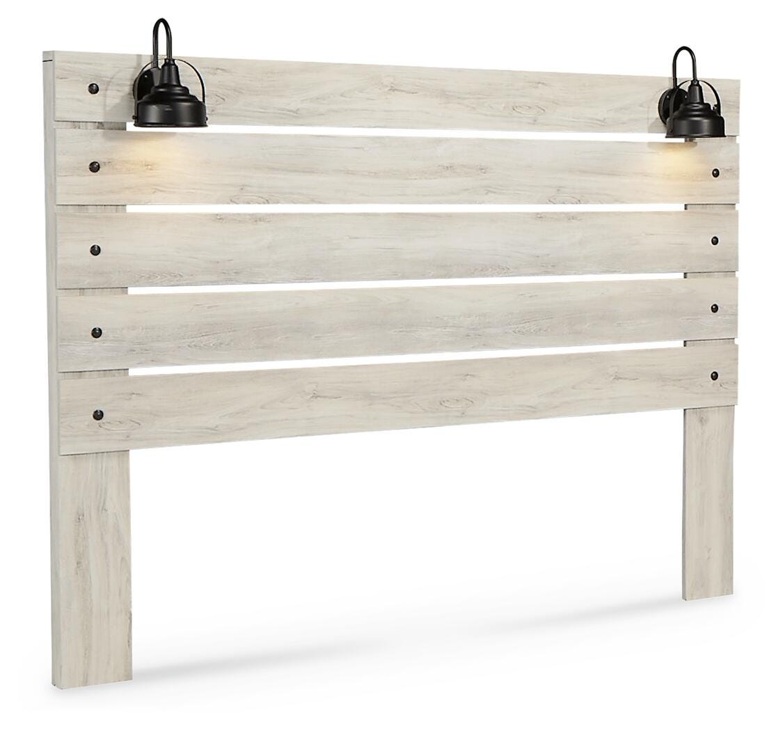Cambeck Whitewash Panel Panel Bed - King