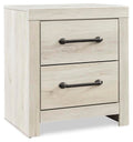 Cambeck Whitewash 2-Drawer Nightstand