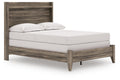 Elbrim Brown Panel Bed - Full