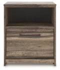Elbrim Brown One Drawer Night Stand