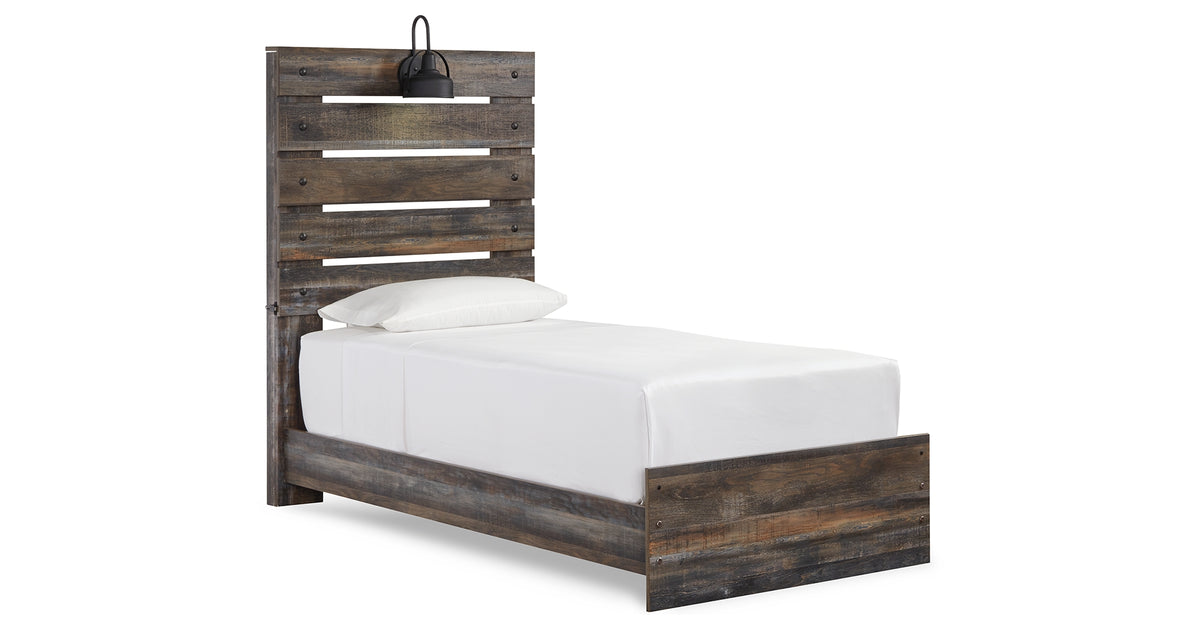 Drystan Panel Bed - Twin