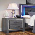 Lodanna Gray Two Drawer Nightstand