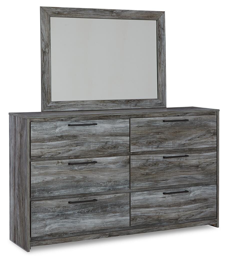 Baystorm Gray Bedroom Mirror