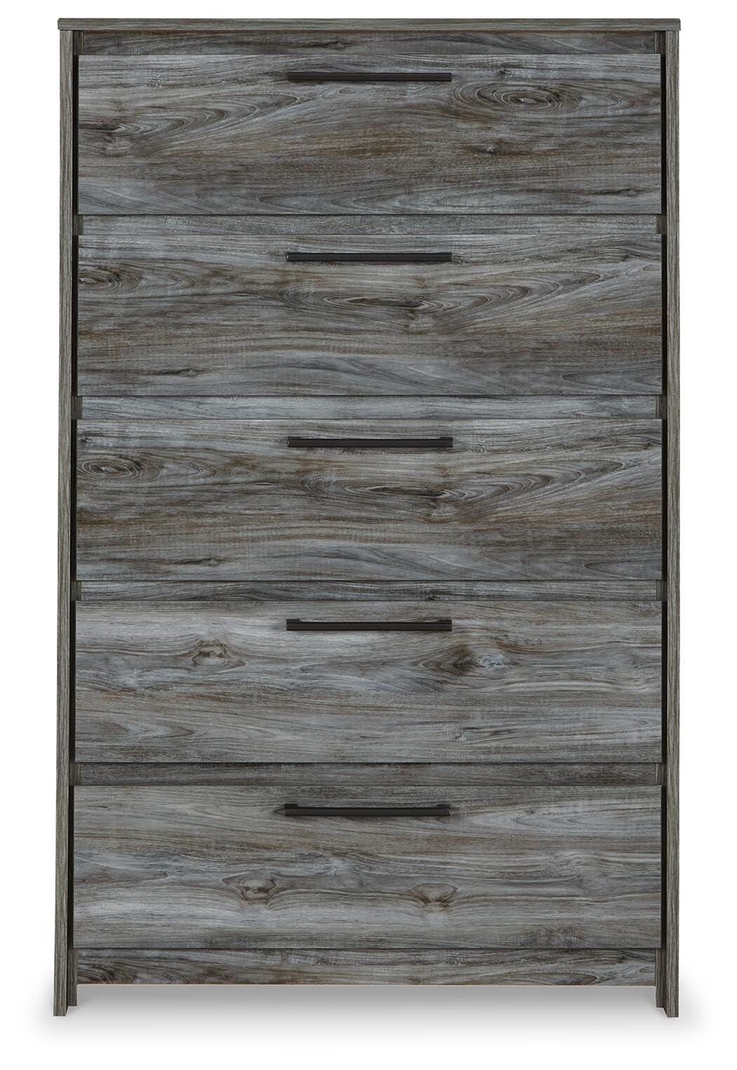 Baystorm Gray Five Drawer Chest