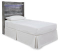 Baystorm Gray Panel Panel Bed - Twin
