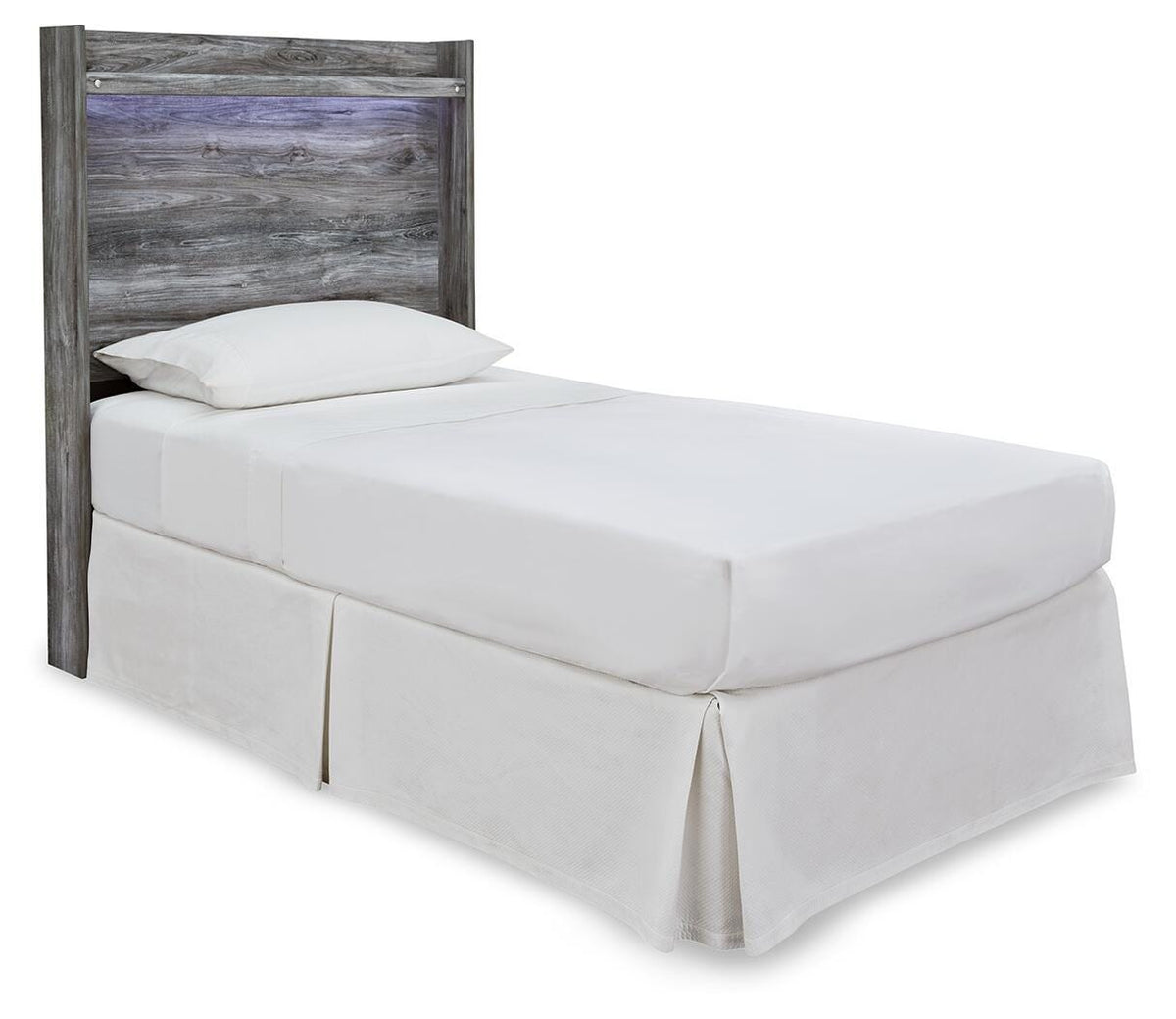 Baystorm Gray Panel Panel Bed - Twin