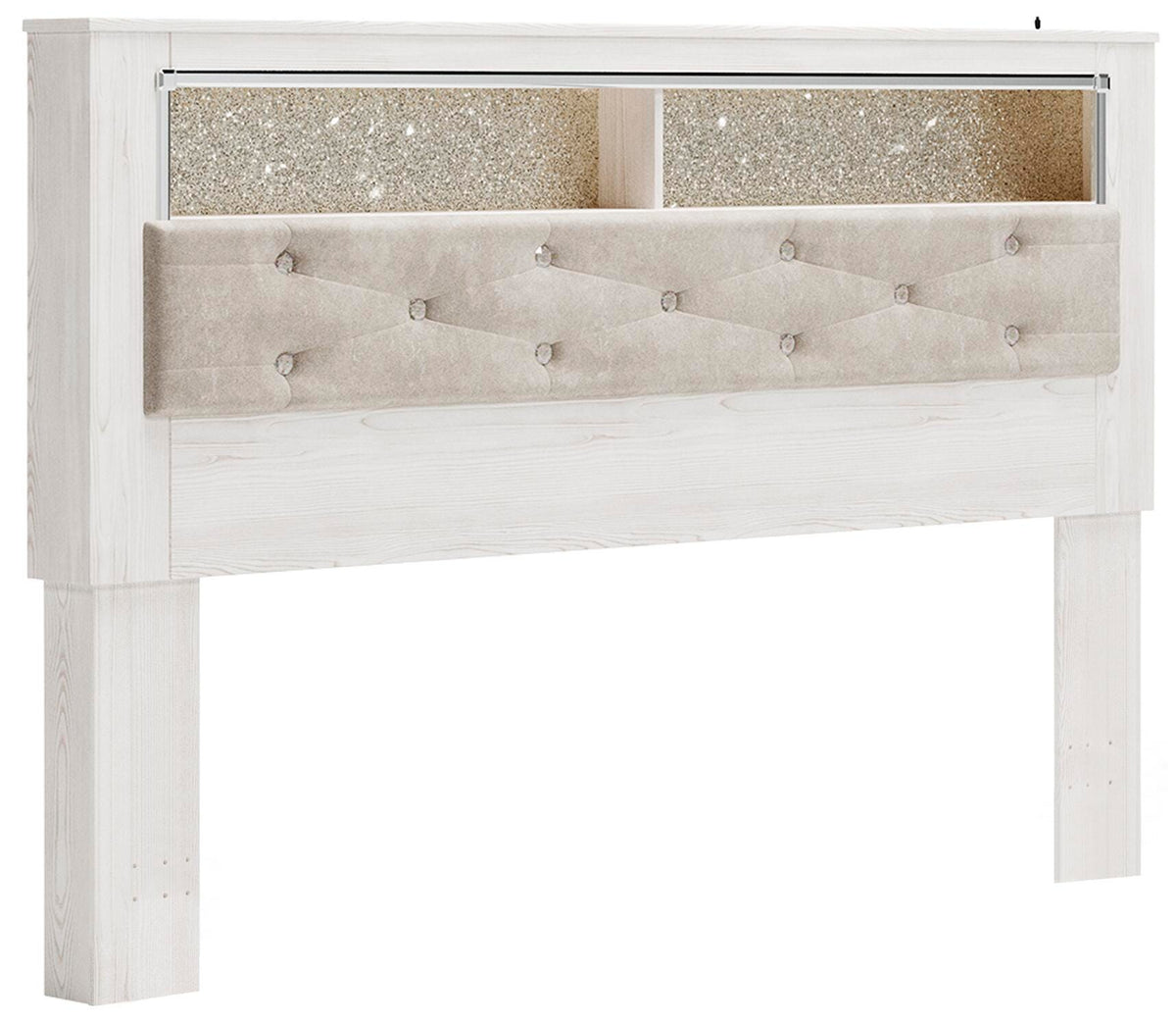 Altyra Bookcase Panel Bed - King