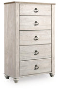 Willowton Five Drawer Chest