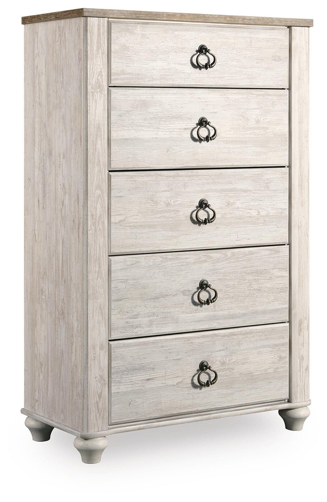Willowton Five Drawer Chest