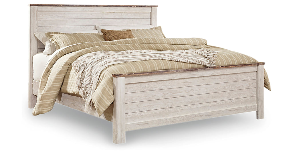 Willowton Panel Bed - King