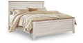 Willowton Panel Bed - King